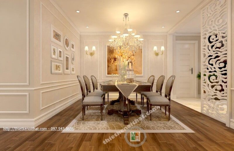 Bộ sưu tập +18 mẫu phòng ăn sang trọng trong thiết kế căn hộ tại tp. Hồ Chí Minh